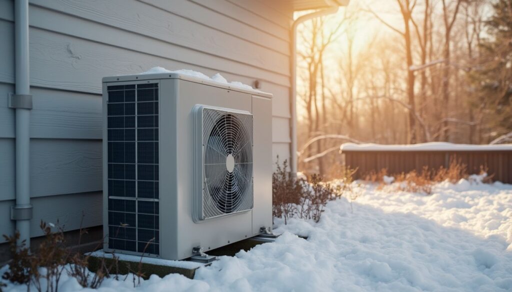 Bild: Wärmepumpe im Freien