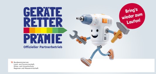 Geräte Retter Prämie, finde offiziellen Partnerbetrieb.